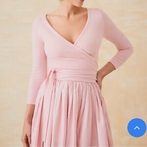 Chic Pink Wrap Cardigan